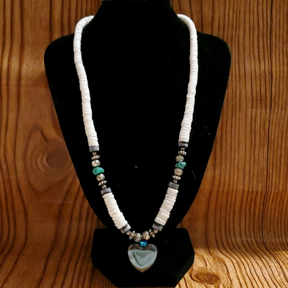 White Puka Shell Necklace